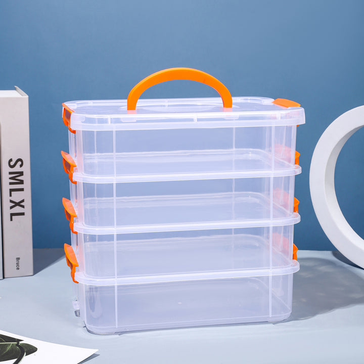 Stackable Multi-Compartment Storage Organizer Bowlift