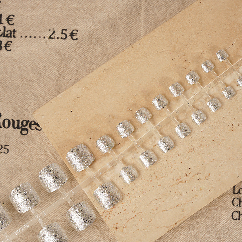 Premium Glittery Press-On Nail Kit Bowlift