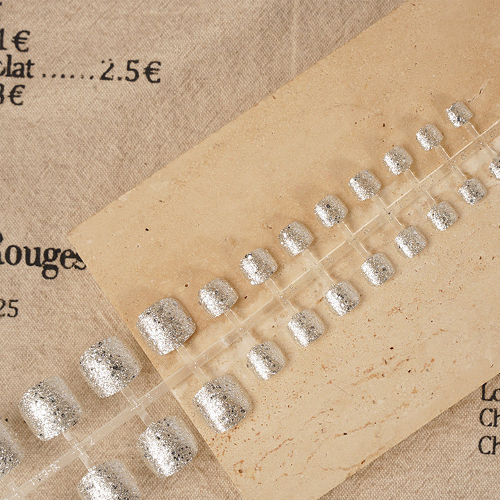 Premium Glittery Press-On Nail Kit Bowlift