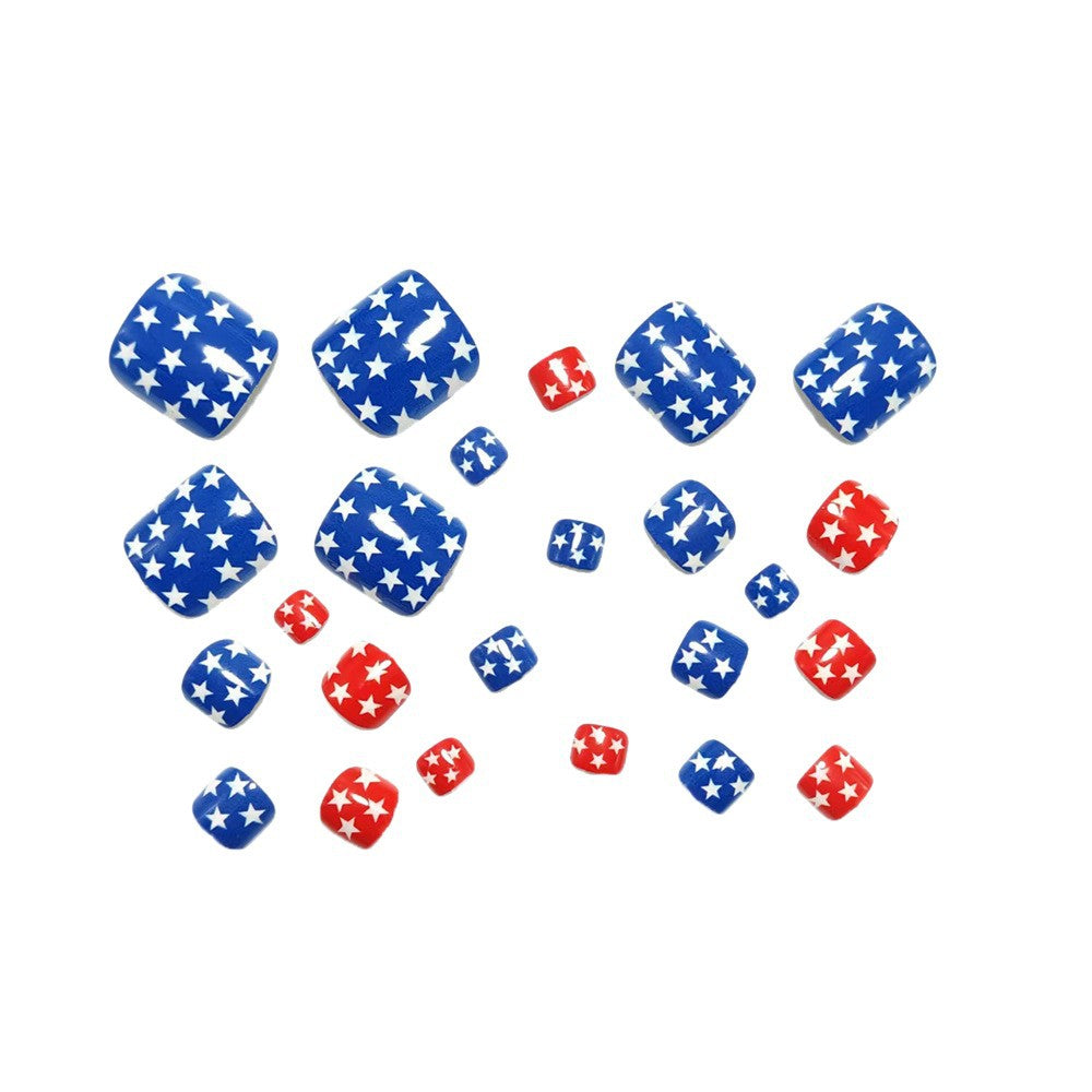 Nail Art Set with Star Motif Bowlift