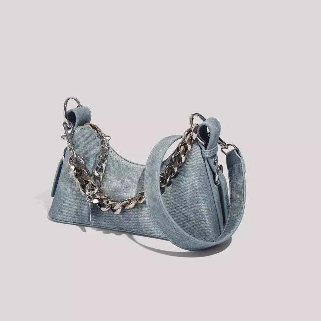 Stylish Chain Detail Handbag Bowlift