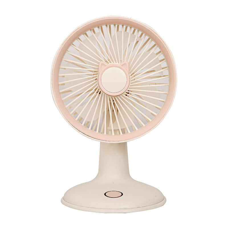 Ladies Portable Mini Fan in Playful Cat Design Bowlift