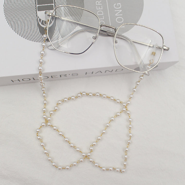 Star-Embellished Eyewear Chain Bowlift
