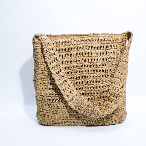 Handbag Made of Natural Weave Bowlift