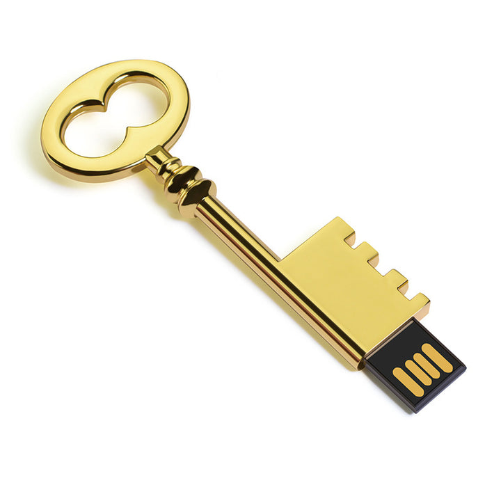 Vintage Key-Shaped USB Flash Drive Bowlift