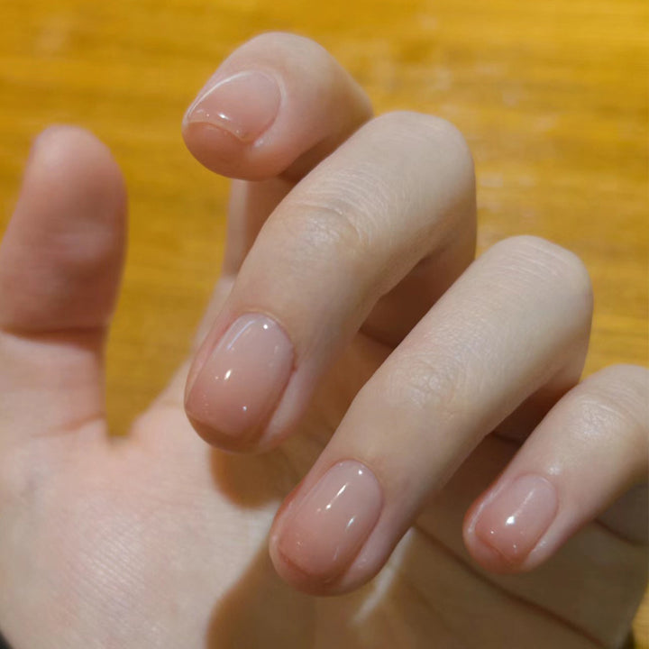 Natural Almond-Shaped Press-On Nails Bowlift