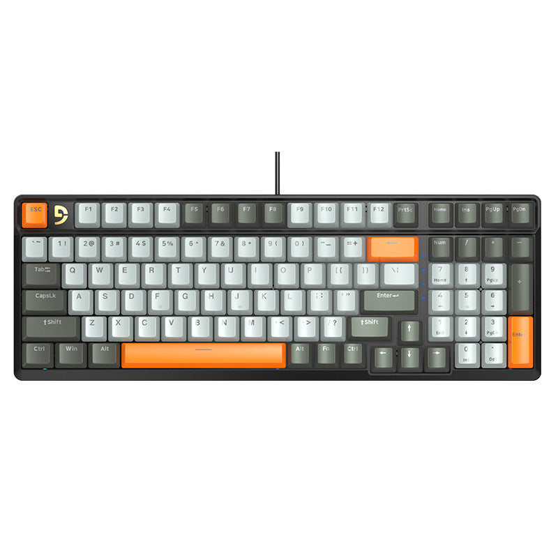 Mechanical Gaming Keyboard with Enhanced Key Response Bowlift