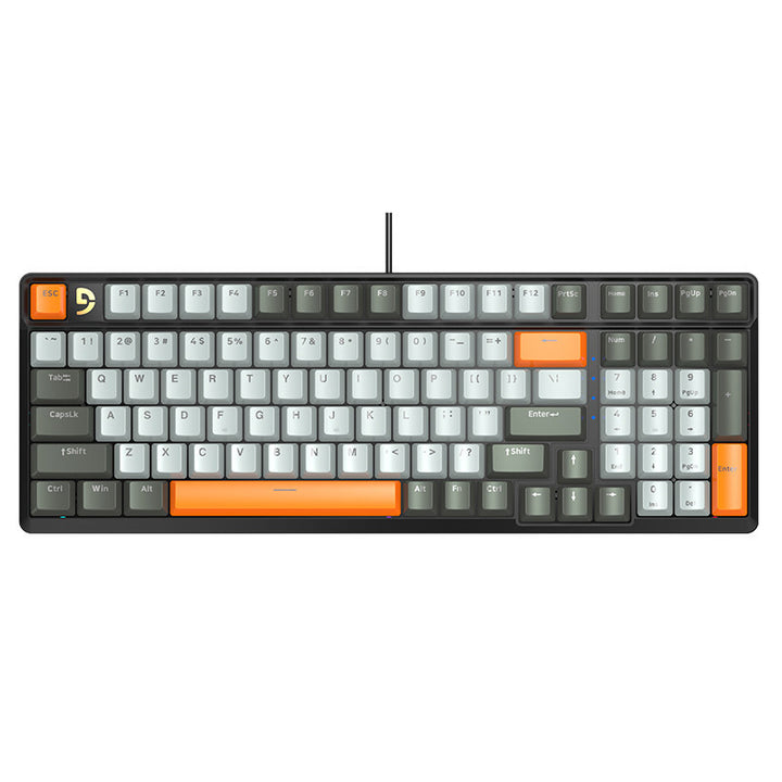 Mechanical Gaming Keyboard with Enhanced Key Response Bowlift