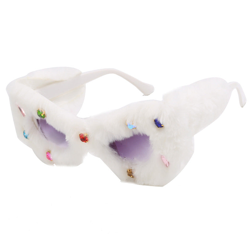 Women striking, padded sunglasses with decorated frame Bowlift