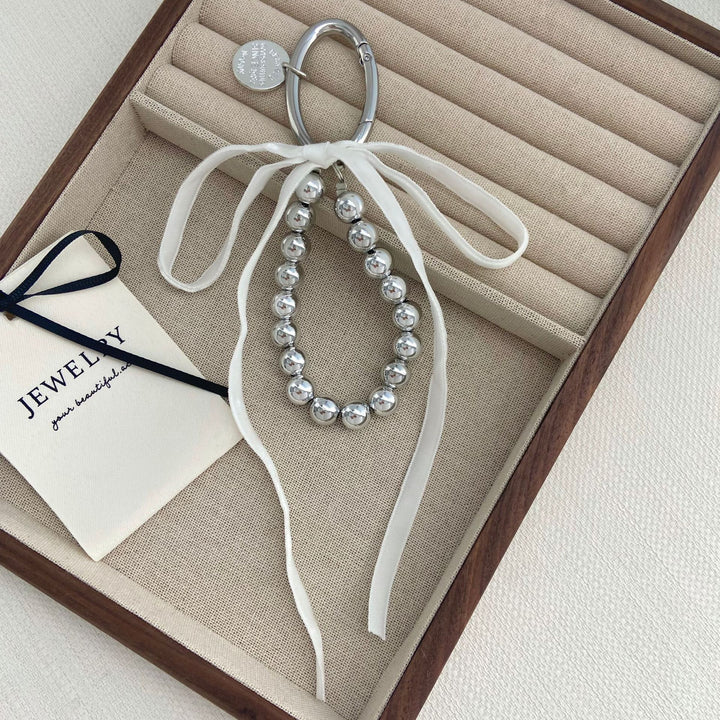 Elegant Beaded Keychain Bowlift