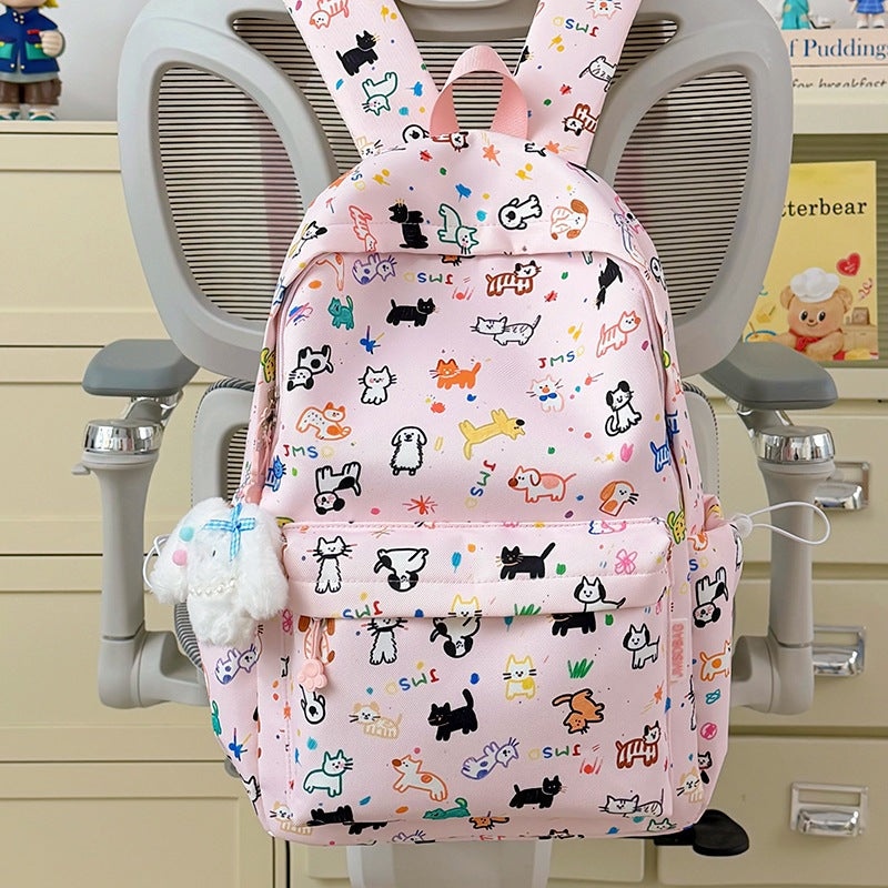 Playful Animal-Themed Backpack Bowlift