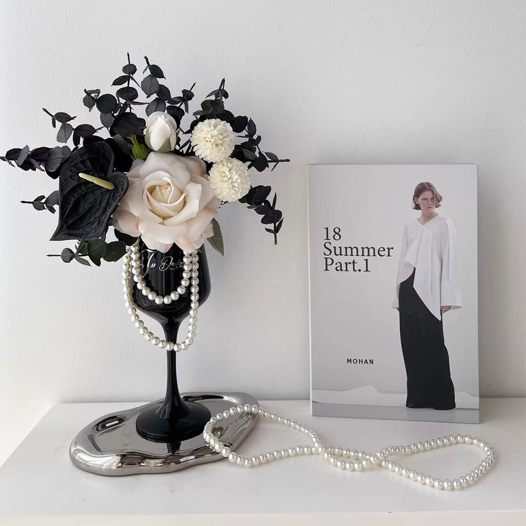 Decorative Floral Sculptural Arrangement for Home Display