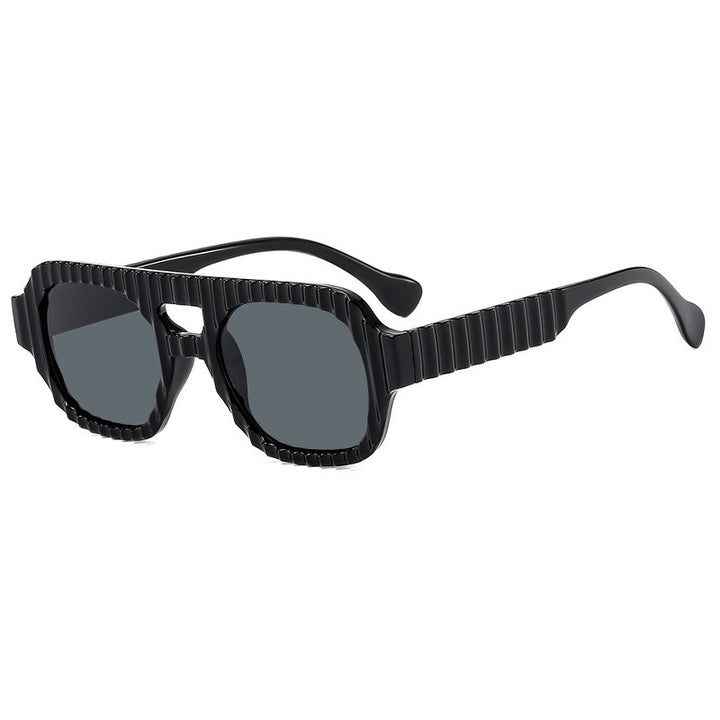 Women's geometric sunglasses with sophisticated structural design Bowlift