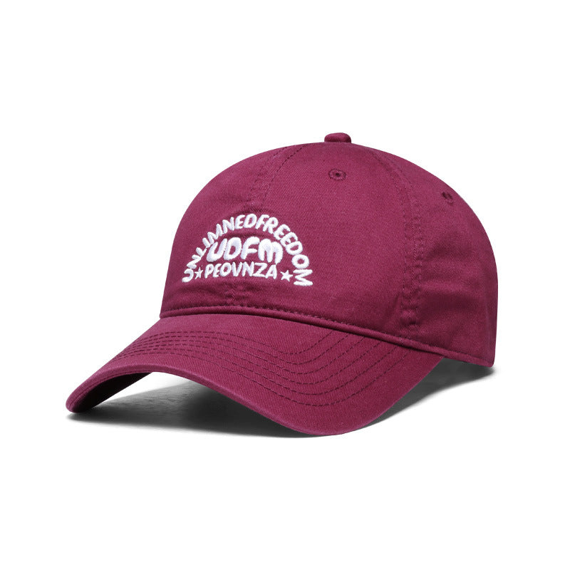 Women's stylish cap with trendy lettering Bowlift