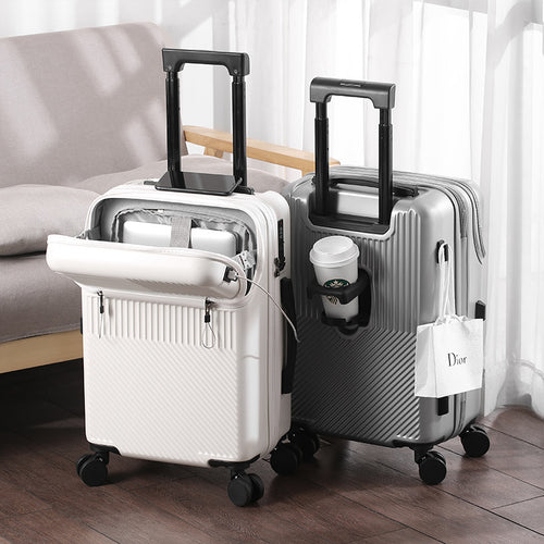 Unisex Smart Tech Compact Carry-On Suitcase Bowlift