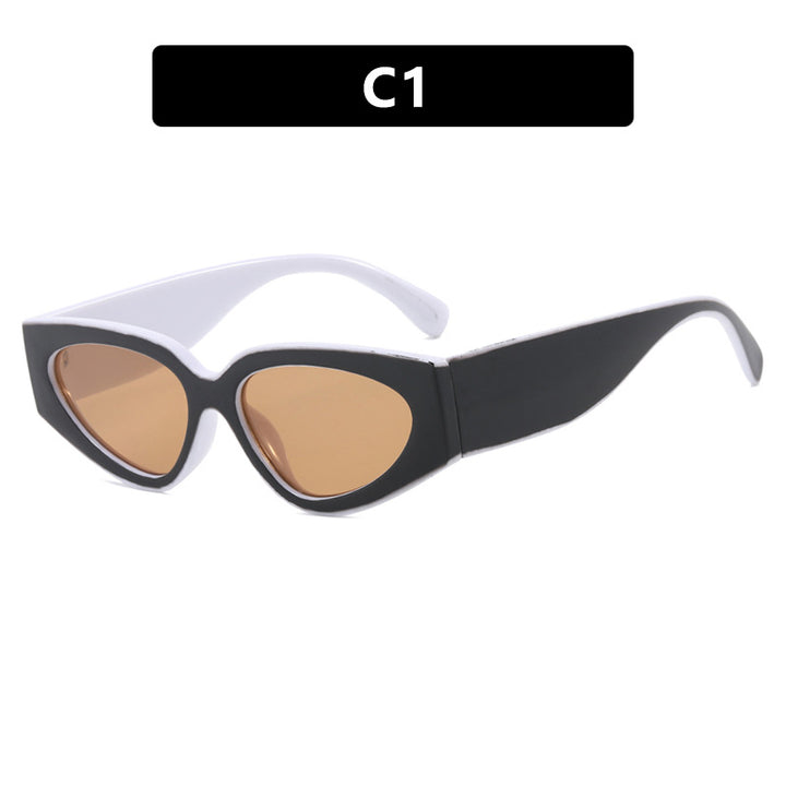Women's Cat-Eye Sunglasses with Extravagant Design and Protective UV Filter Bowlift