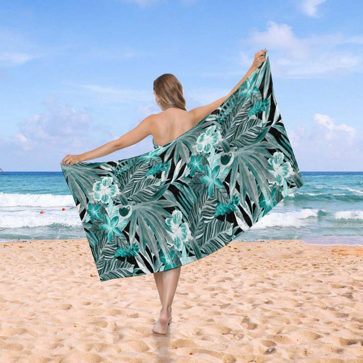 Beach towel in creative wave pattern Bowlift