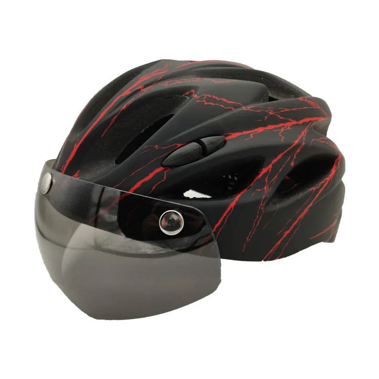Aerodynamic bicycle helmet Bowlift
