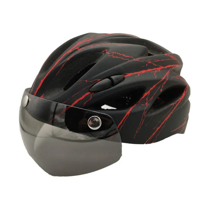 Aerodynamic bicycle helmet Bowlift