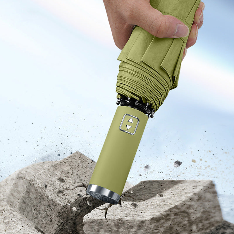 Ladies elegant automatic folding umbrella with UV protection and innovative opening mechanism Bowlift