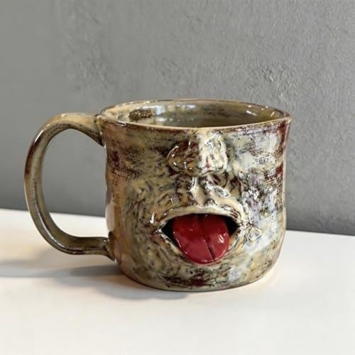 Funny coffee mug in face design Bowlift