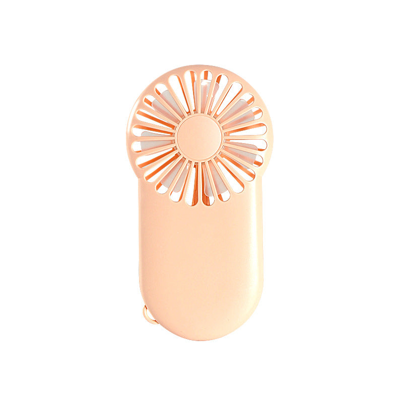 Ladies portable handheld fan with ergonomic design Bowlift