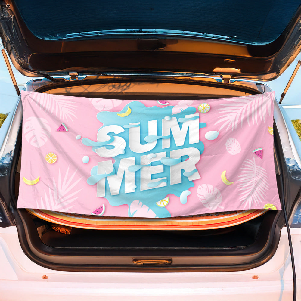 Beach blanket with cheerful summer motif Bowlift