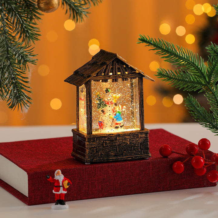 LED Illuminated Christmas Diorama Bowlift