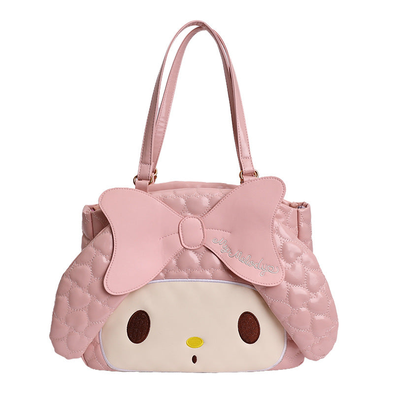 Quilted Bow Shoulder Bag Bowlift