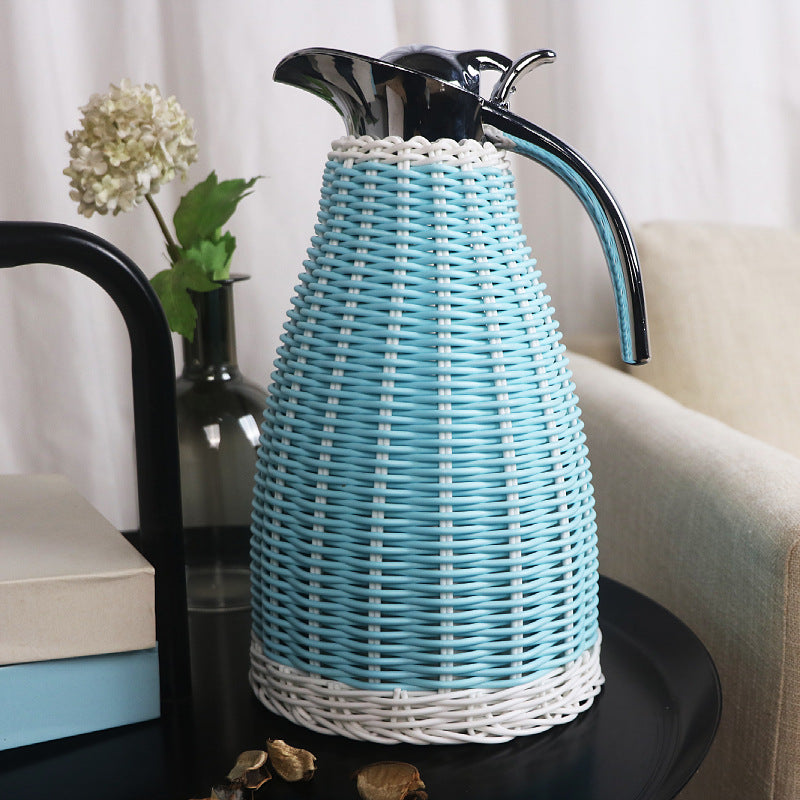 Decorative Woven Pitcher Bowlift