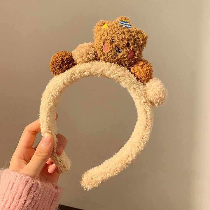 Plush Bear Headband Bowlift