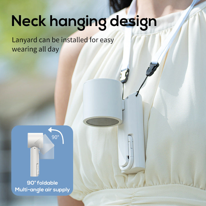 Women's handheld fan with digital battery display Bowlift
