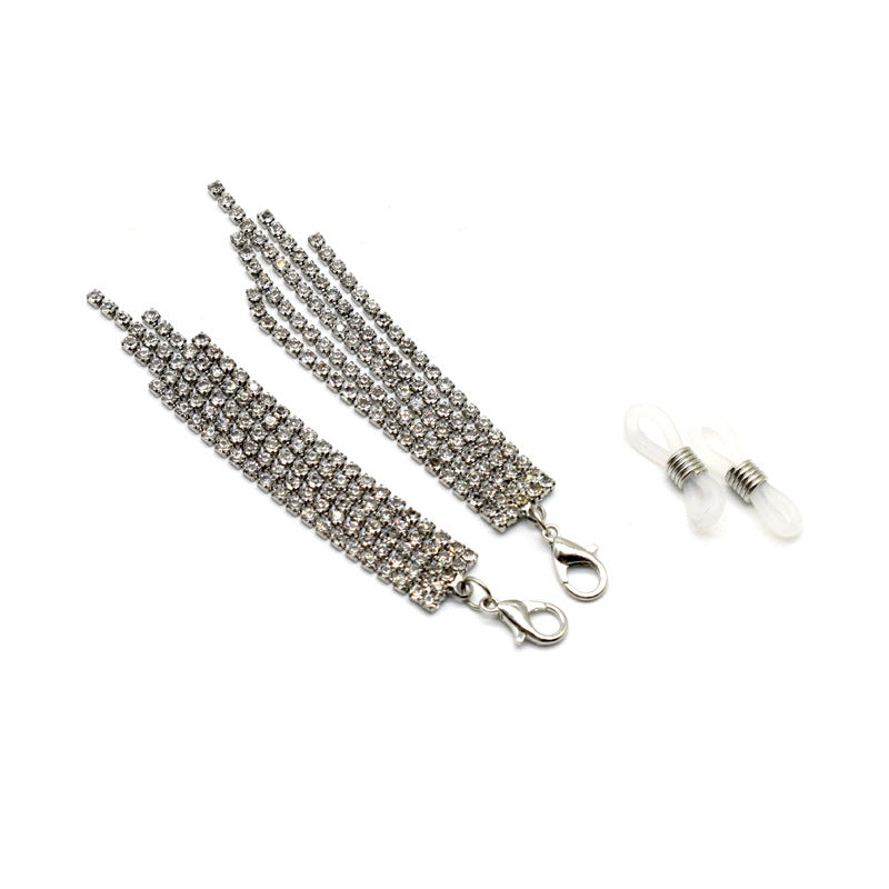 Glamorous Rhinestone Eyewear Chain Bowlift