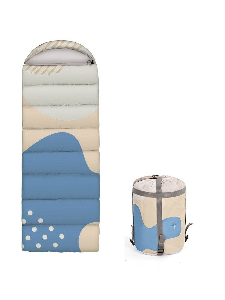 High-quality and warm sleeping bag with headrest Bowlift