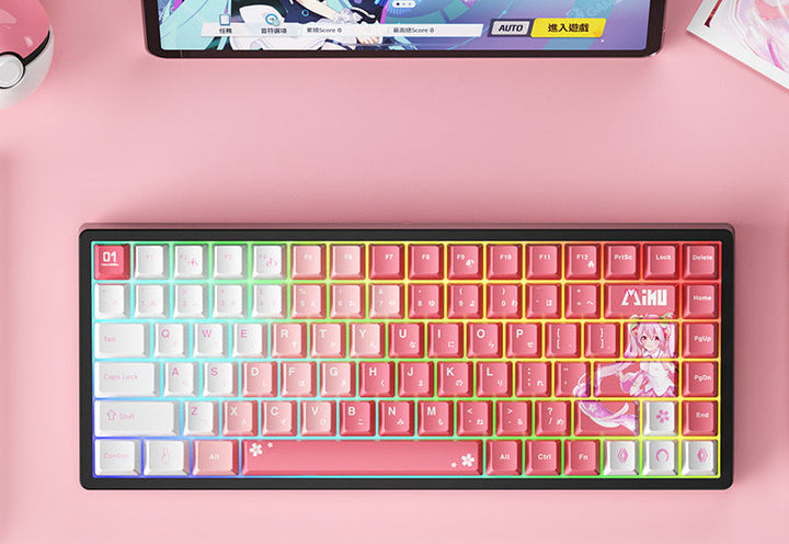 Wireless Gaming Mechanical Keyboard Bowlift
