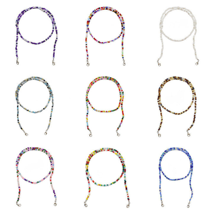 Artistic Beaded Eyewear Chain Bowlift