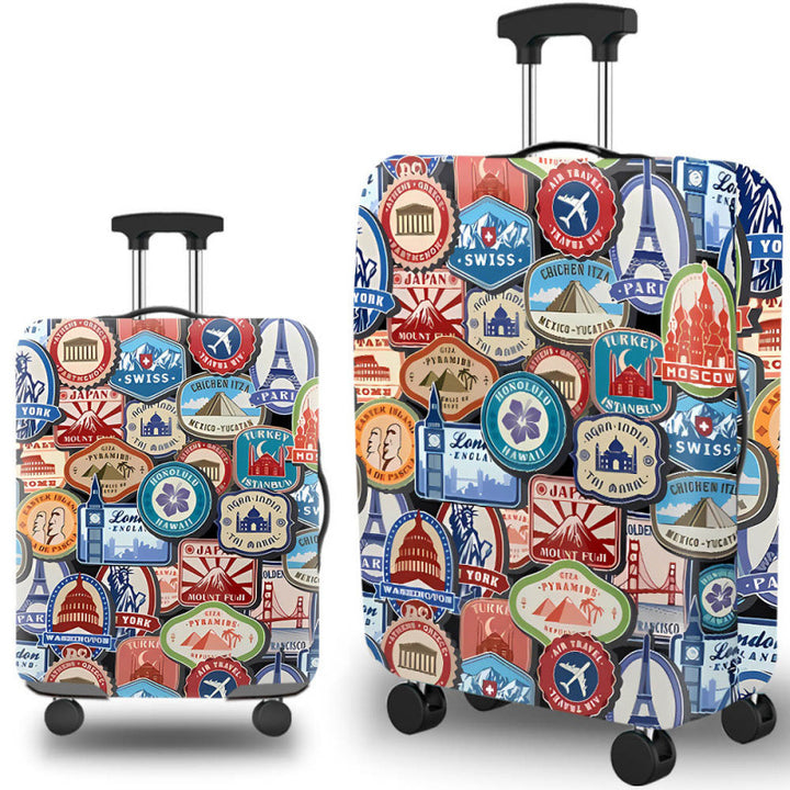 Artistic Travel Hard Shell Suitcase Bowlift