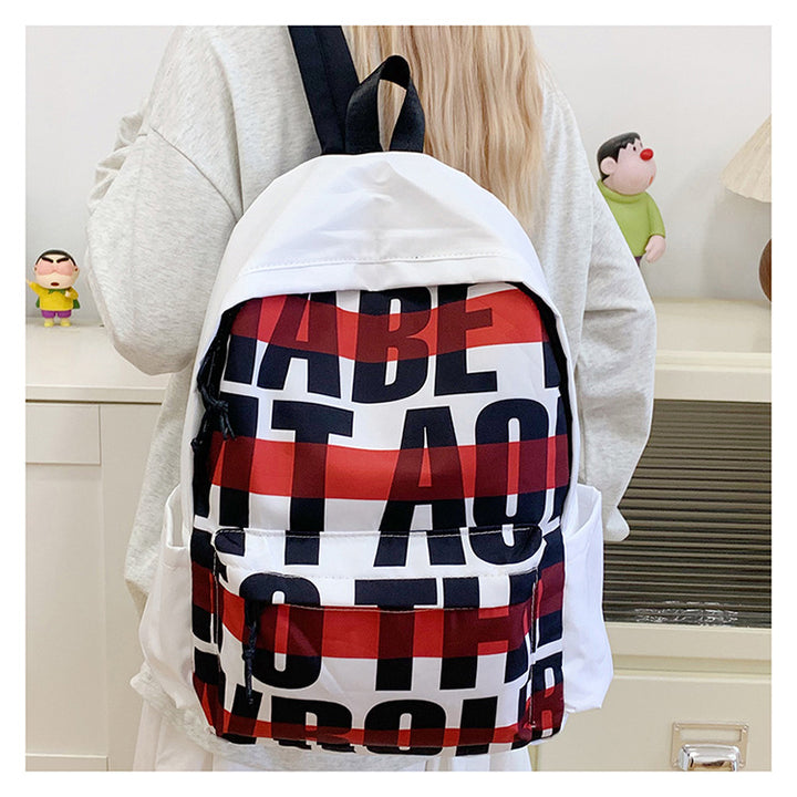 Leisure backpack with eye-catching graphic design and practical compartments Bowlift