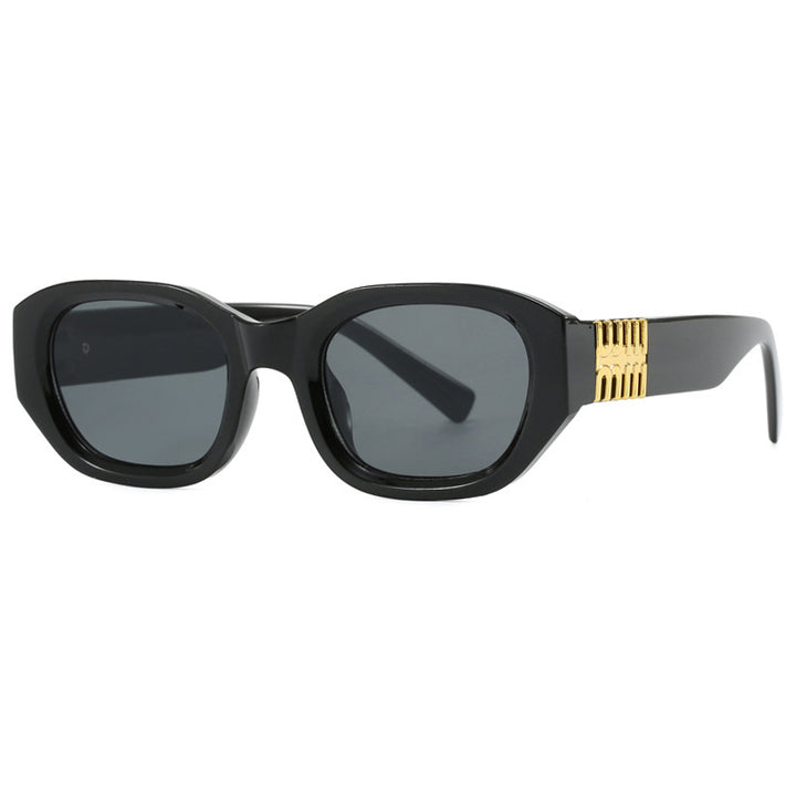 Women's fashionable sunglasses with unique, geometric design and elegant accents Bowlift
