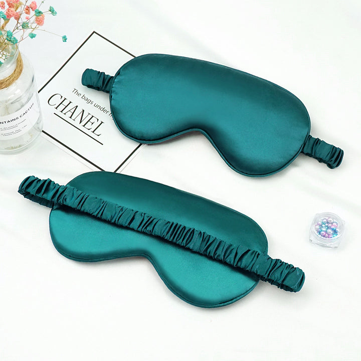 Unisex nan luxurious satin sleep mask with adjustable elastic band and soft padding Bowlift