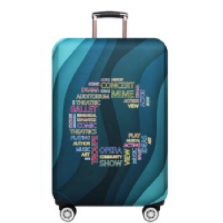 Unisex Hard Shell Suitcase with Creative Cultural Design Bowlift