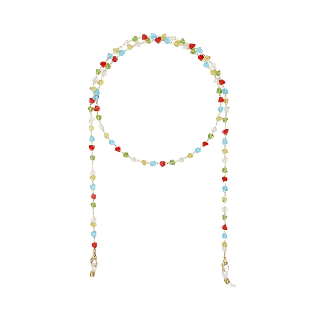 Artistic Gemstone Eyewear Chain Bowlift