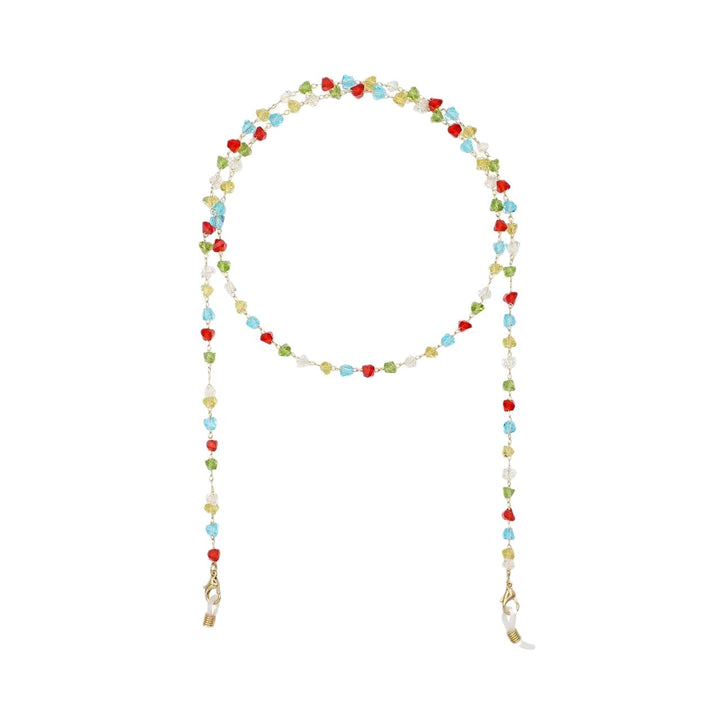 Artistic Gemstone Eyewear Chain Bowlift