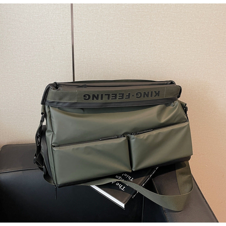 Multi-Pocket Waterproof Messenger Bag Bowlift