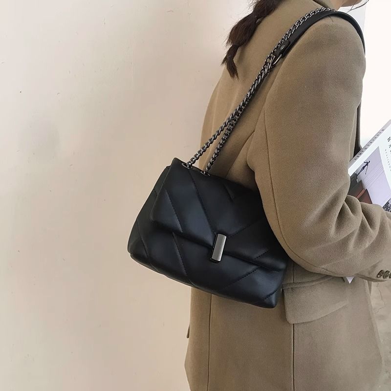 Quilted Leather Crossbody Bag Bowlift