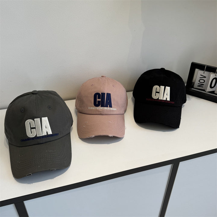 Men's Distressed Motivational Baseball Cap Bowlift