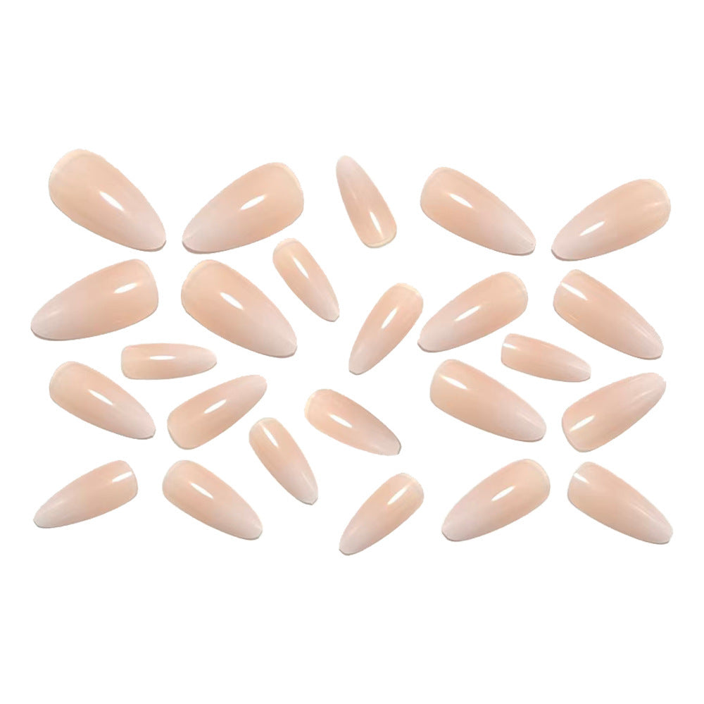 Artificial nails with elegant French design Bowlift