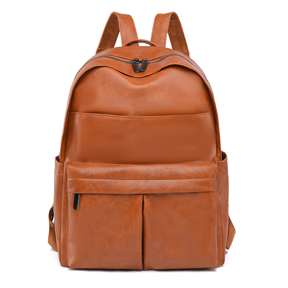 Premium Leather Laptop Backpack Bowlift
