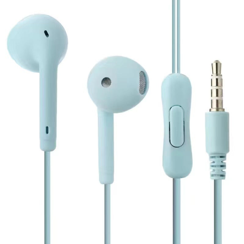 In-Ear Wired Headphones with Microphone and Volume Control Bowlift