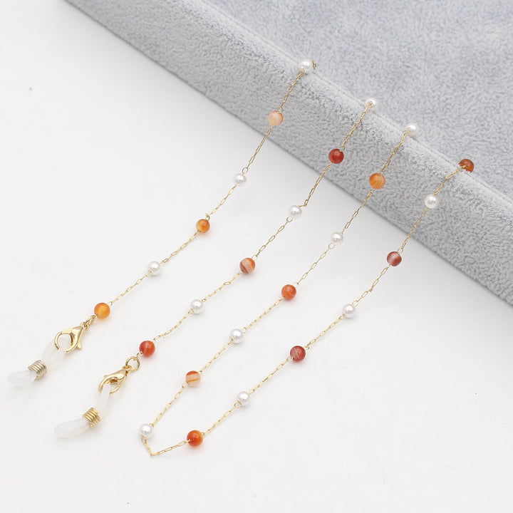 Elegant Multi-Color Eyewear Chain Bowlift